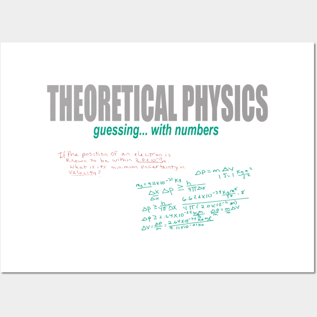 Theoretical Physics Wall Art by The Blue Box